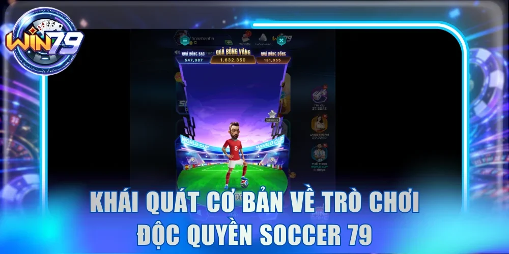 Soccer 79 - Tỷ Lệ Kèo Chuẩn Thưởng Cạnh Tranh Tại Win79 2 Khái quát cơ bản về trò chơi độc quyền Soccer 79
