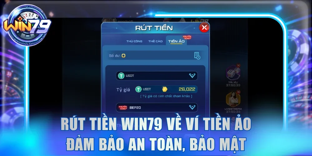 Home 10 Rút tiền Win79 về ví tiền ảo đảm bảo an toàn, bảo mật
