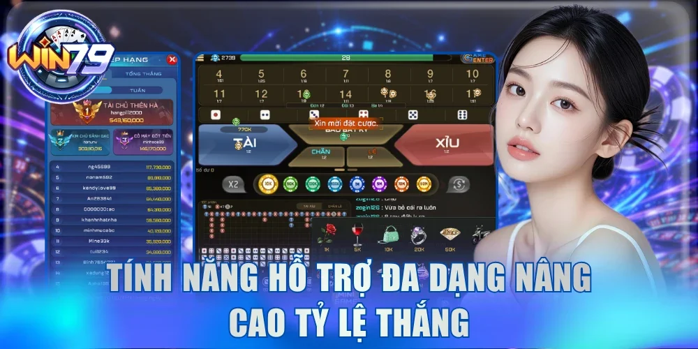 Sicbo Max Win79 - Đoán Xí Ngầu Thưởng Siêu Lớn X999 Lần 4 Tính năng hỗ trợ đa dạng nâng cao tỷ lệ thắng