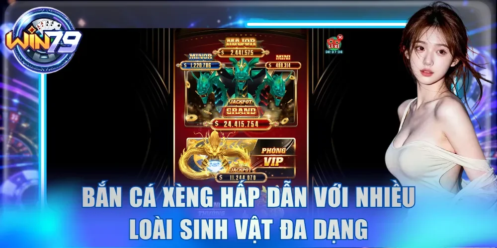Bắn Cá Xèng Win79 - Sân Chơi Khám Phá Thủy Cung Hấp Dẫn 2 Bắn Cá Xèng hấp dẫn với nhiều loài sinh vật đa dạng