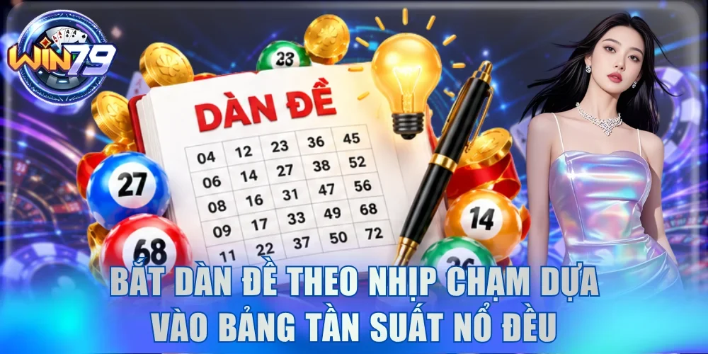 Cách Tạo Dàn Đề Tại Win79 Giúp Dễ Chiến Thắng Hiệu Quả 3 Bắt dàn đề theo nhịp chạm dựa vào bảng tần suất nổ đều