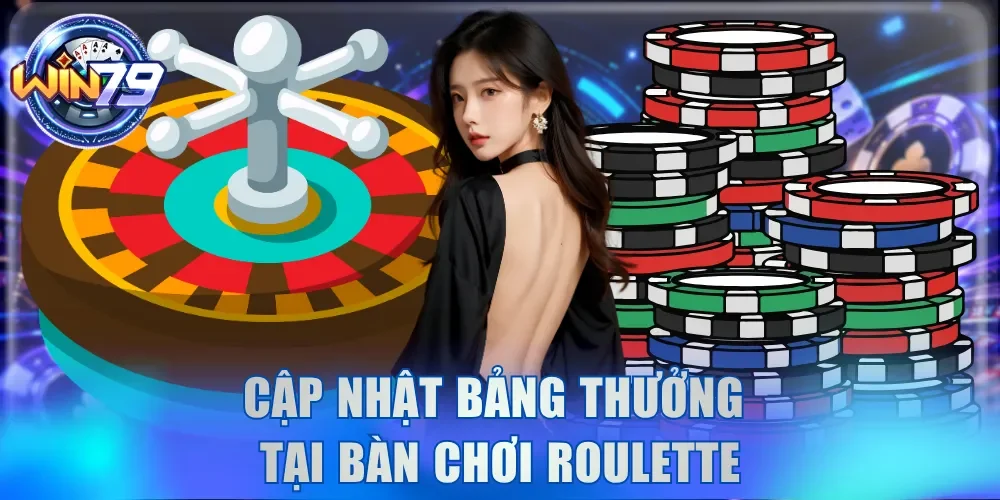 Roulette Win79 - Vòng Quay May Mắn Rinh Thưởng x1000 Lần 3 Cập nhật bảng thưởng tại bàn chơi Roulette