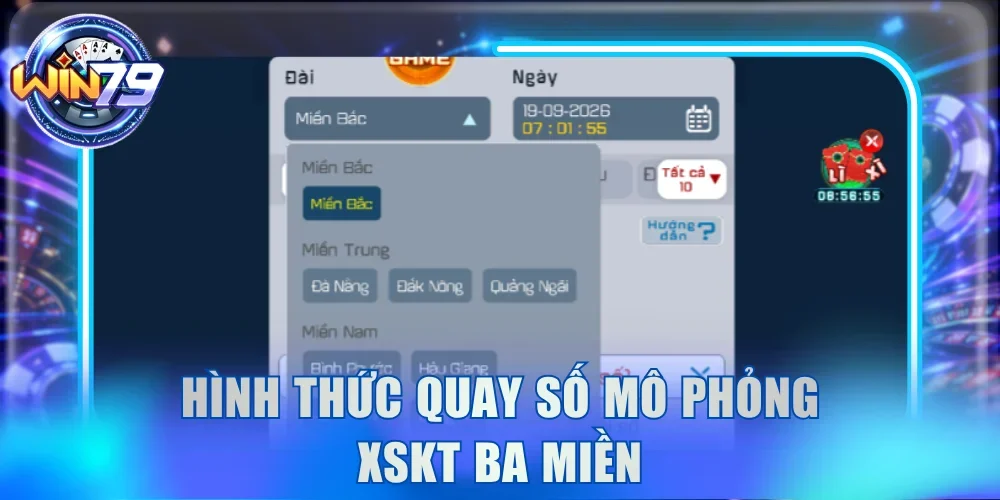 Xổ Số Siêu Tốc - Tối Ưu Cơ Hội Trúng Lớn Cùng Cổng Game 3 Hình thức quay số mô phỏng XSKT ba miền