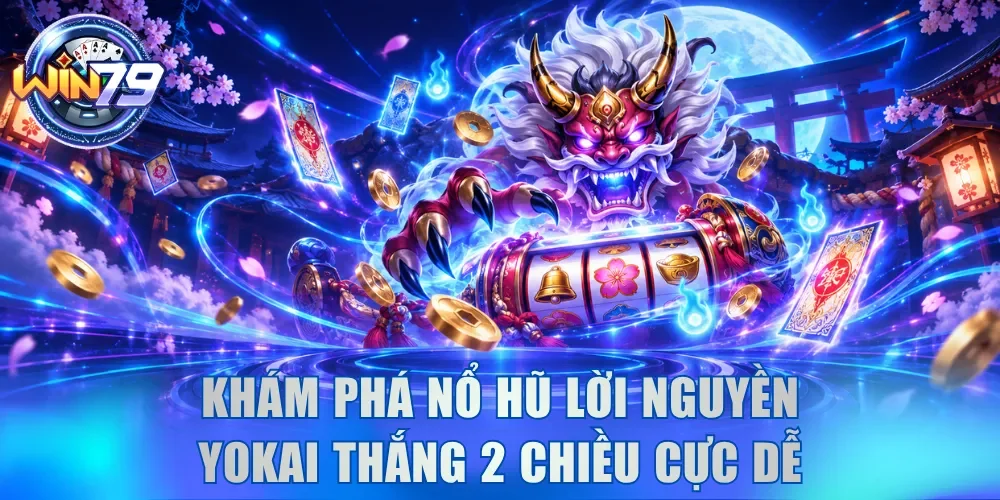 Tải Game Nổ Hũ Đổi Tiền Mặt Win79 - Săn Jackpot Hàng Ngày 3 Khám phá nổ hũ Lời Nguyền Yokai thắng 2 chiều cực dễ