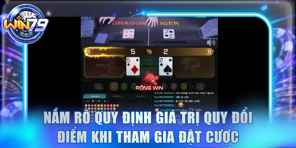 Nắm rõ quy định giá trị quy đổi điểm khi tham gia đặt cược