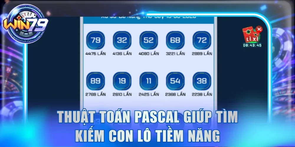 Thuật toán pascal giúp tìm kiếm con lô tiềm năng