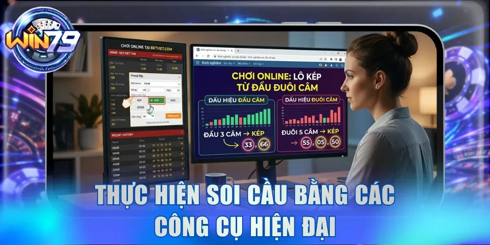 Thực hiện soi cầu bằng các công cụ hiện đại